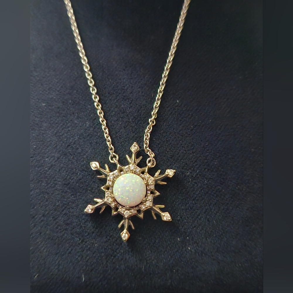 Enchanted Disney Opal Pendant Necklace